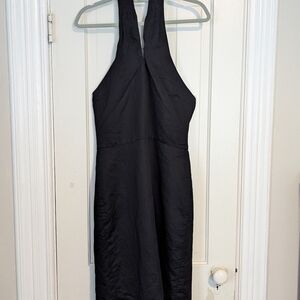 Banana Republic Black Halter Dress